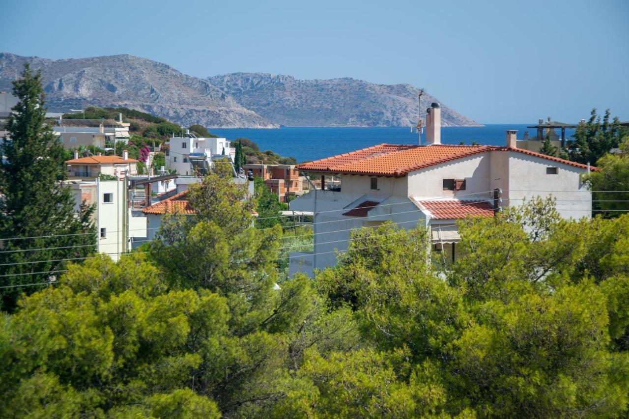 Waves Villa Anavyssos Bagian luar foto
